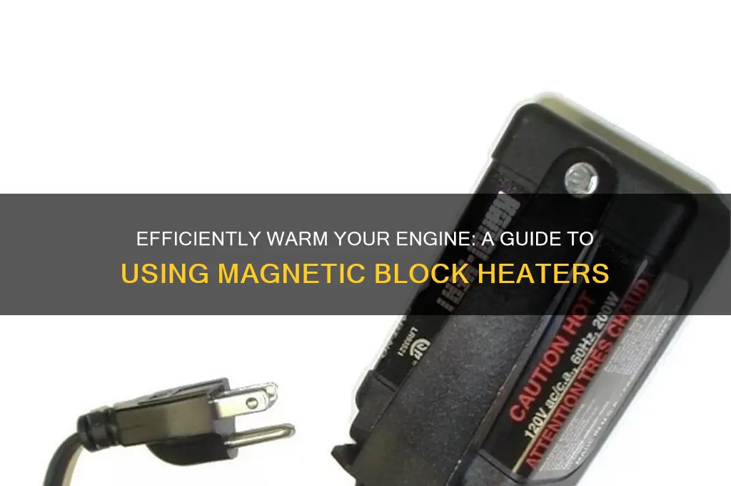 how to use magnetic block heater