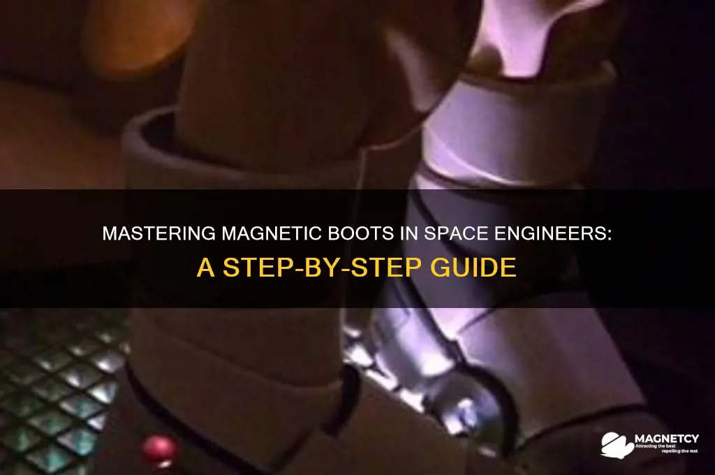 how to use magnetic boots space engineers
