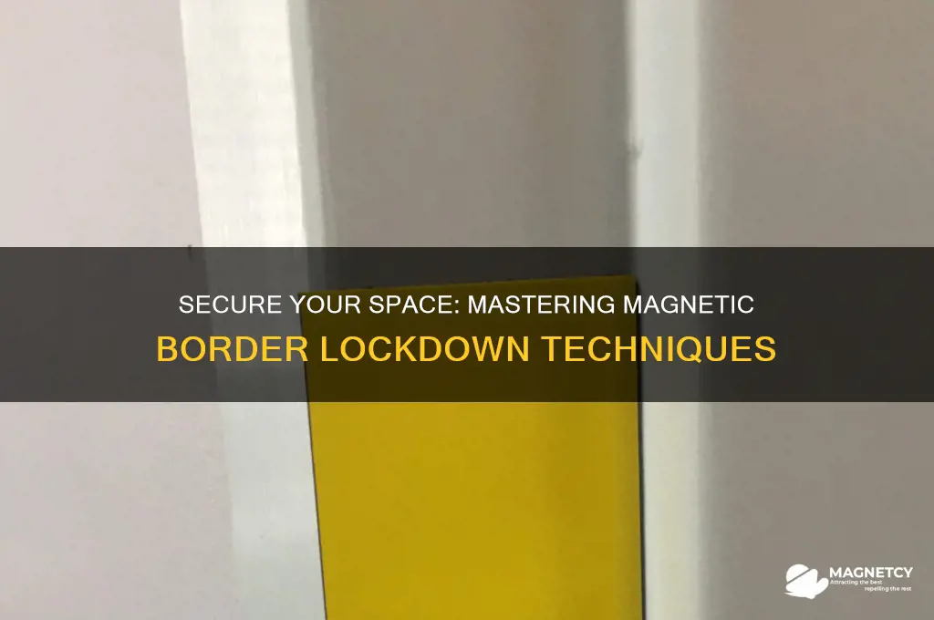 how to use magnetic border lockdown
