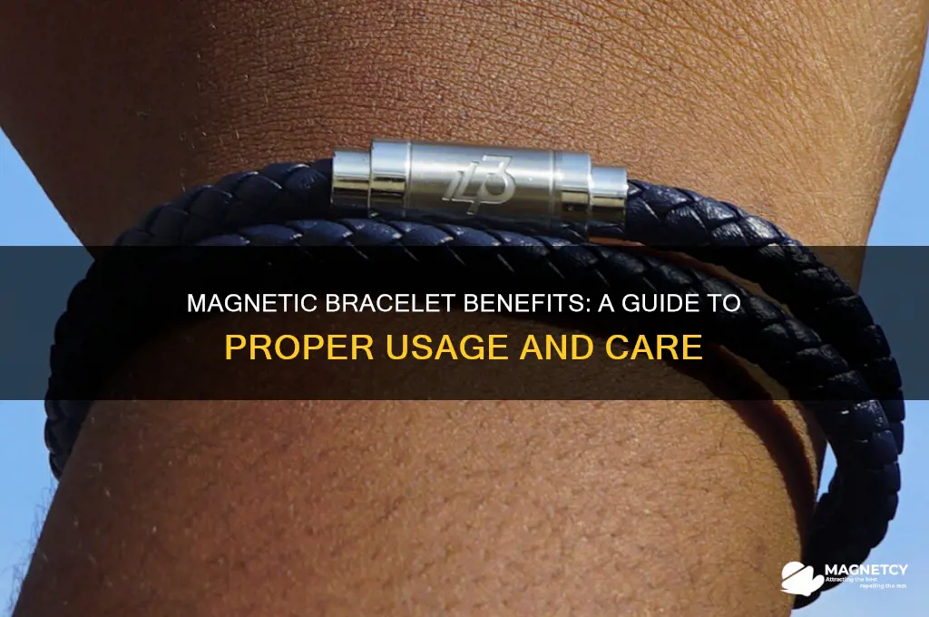 how to use magnetic bracelet