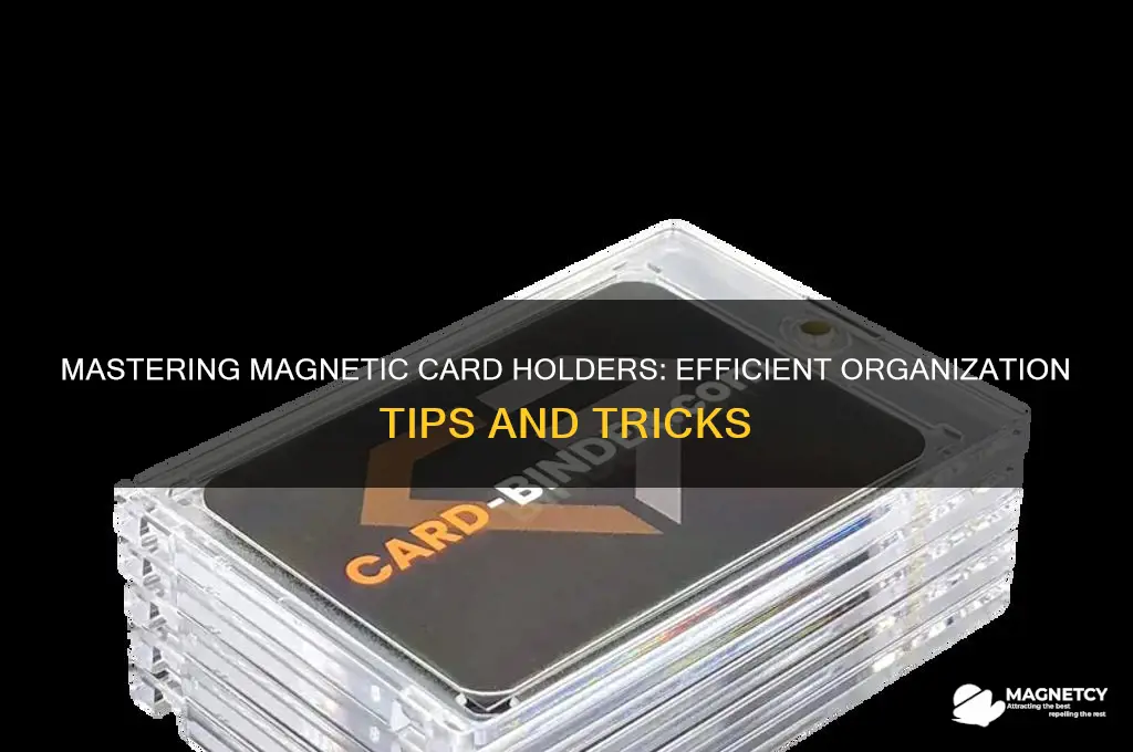 how to use magnetic card holder