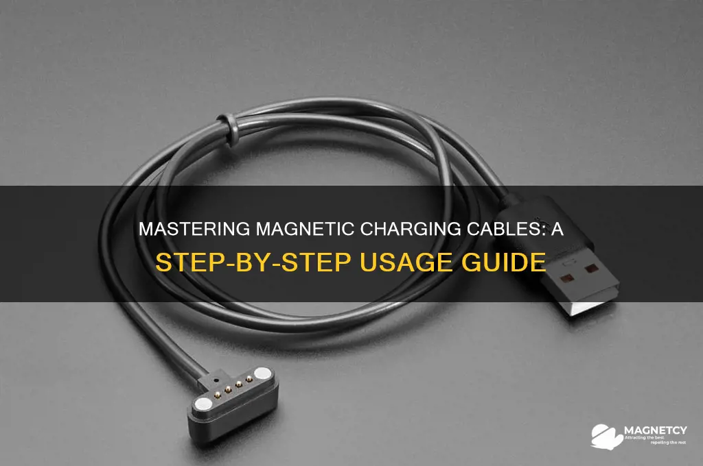 how to use magnetic charging cable