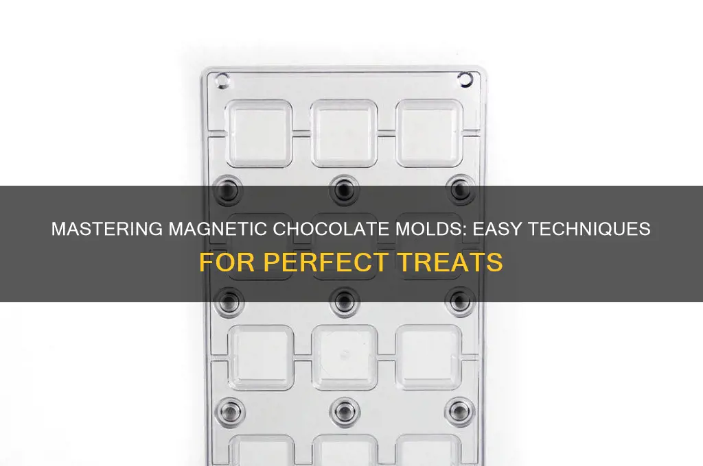 how to use magnetic chocolate molds