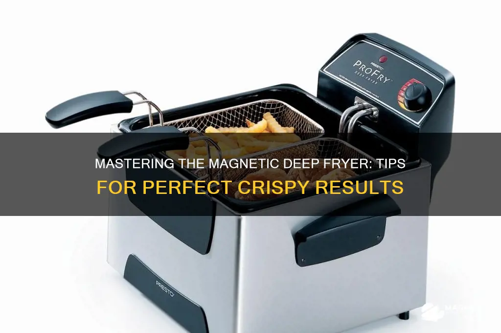 how to use magnetic deep fryer