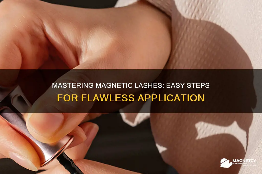 how to use magnetic eye lashes
