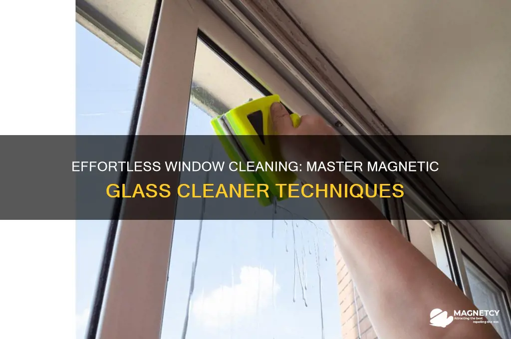 how to use magnetic glass cleaner