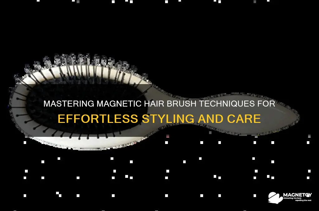 how to use magnetic hair brush