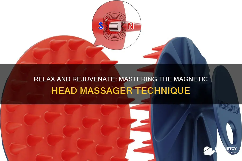 how to use magnetic head massager