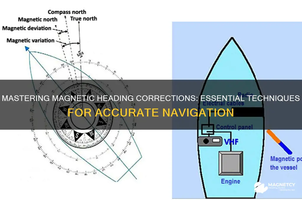 how to use magnetic heading corrections