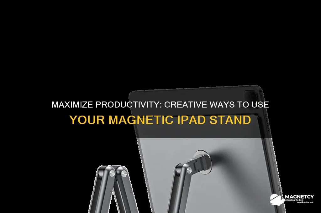 how to use magnetic ipad stand