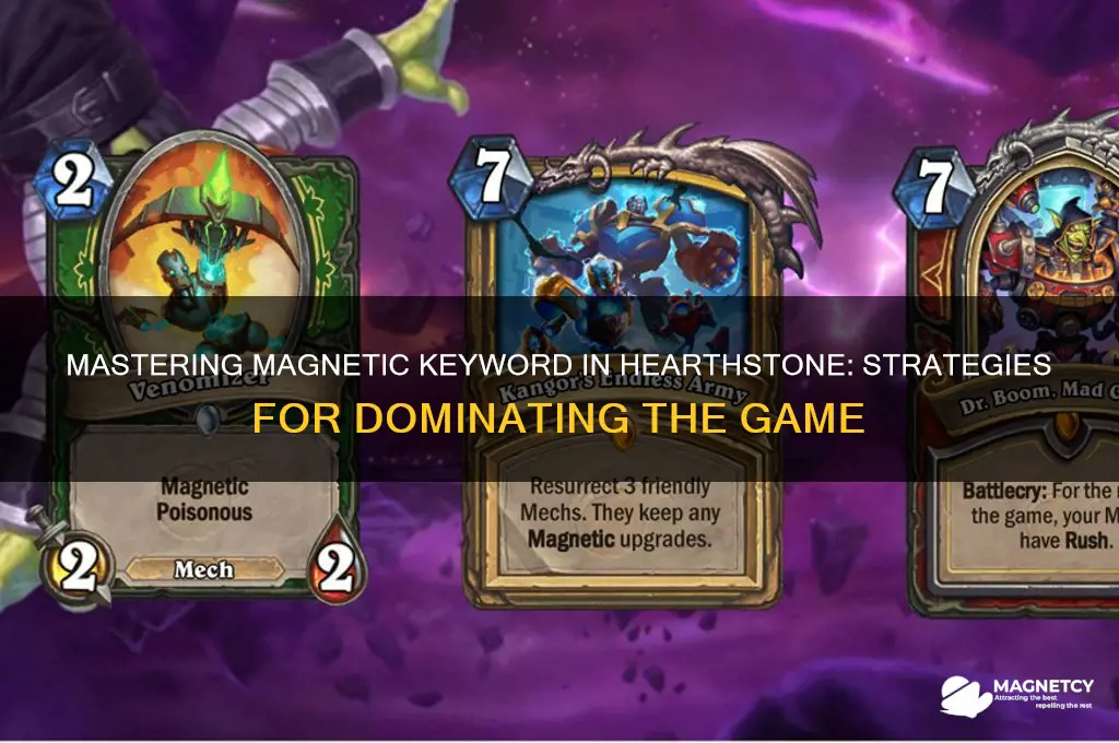 how to use magnetic keyword in hearthstone
