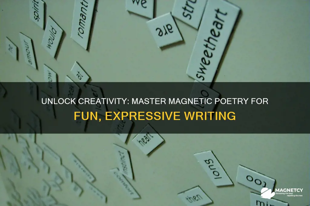 how to use magnetic poetry