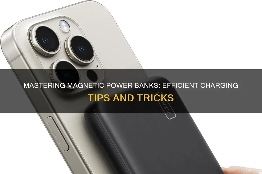 how to use magnetic power bank
