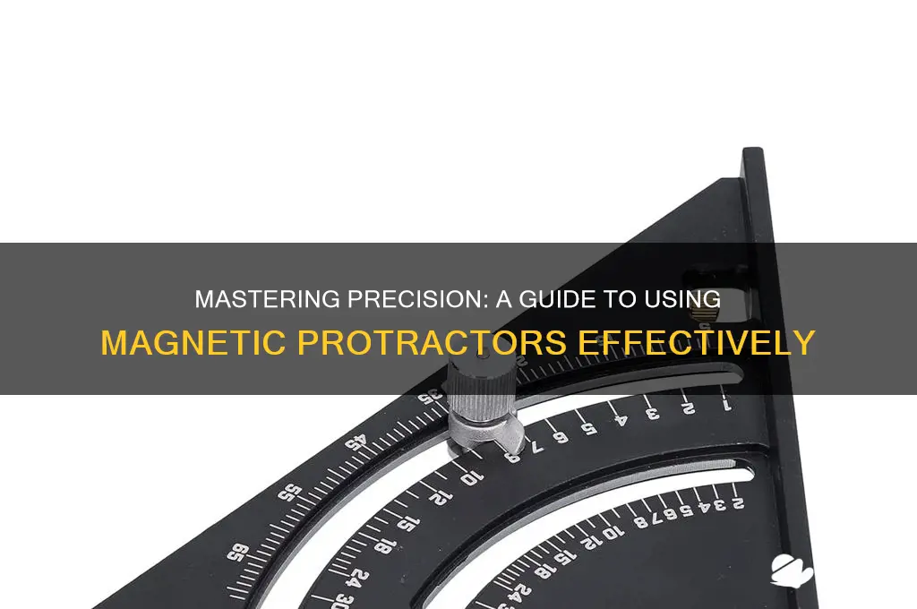 how to use magnetic protractor