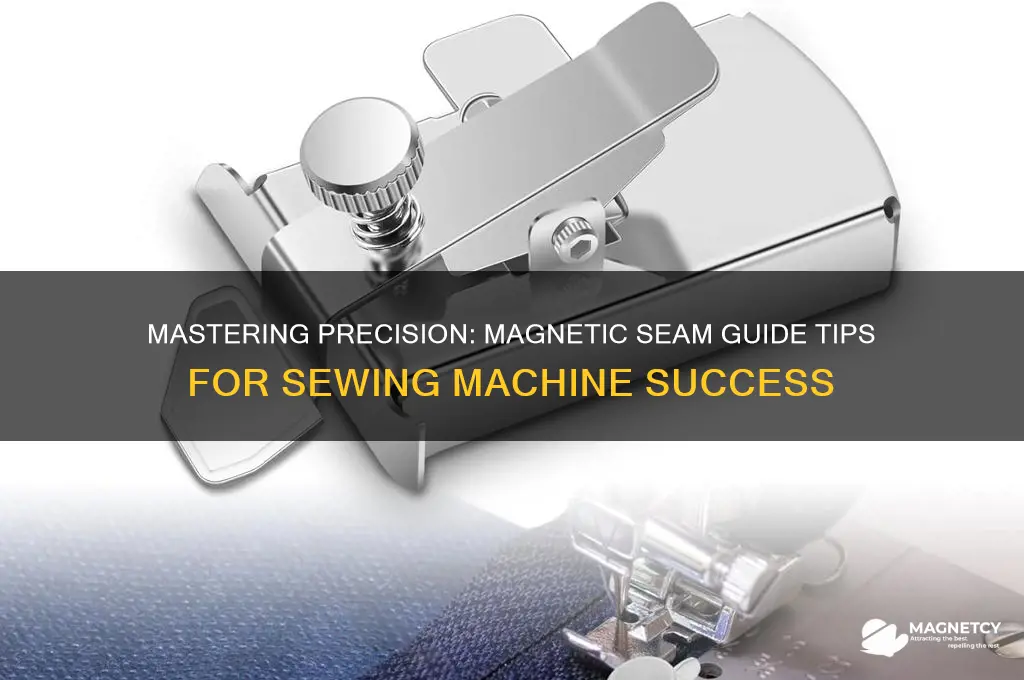 how to use magnetic seam guide for sewing machine