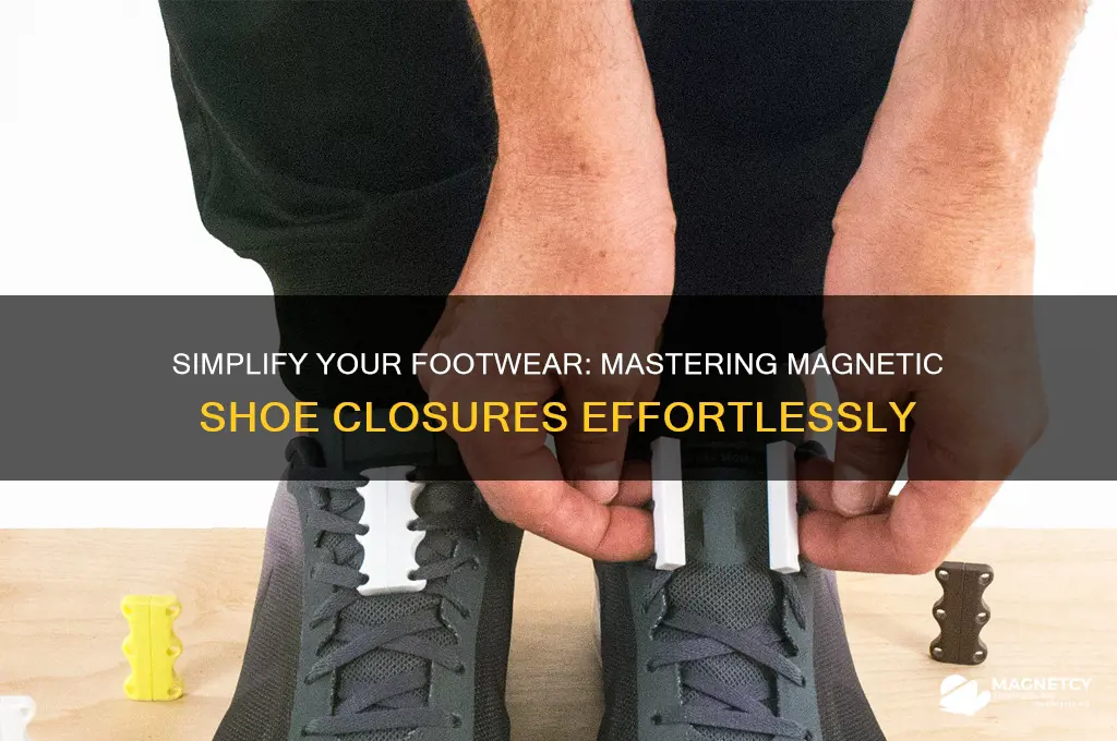 how to use magnetic shoe closures