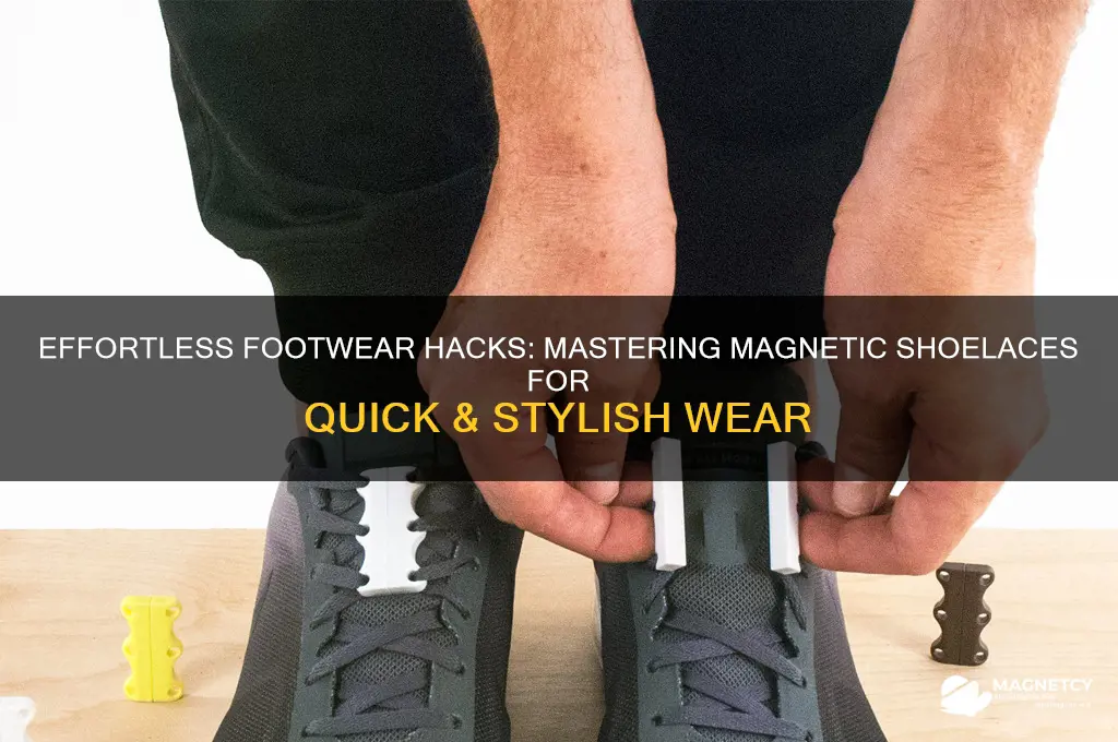 how to use magnetic shoelaces