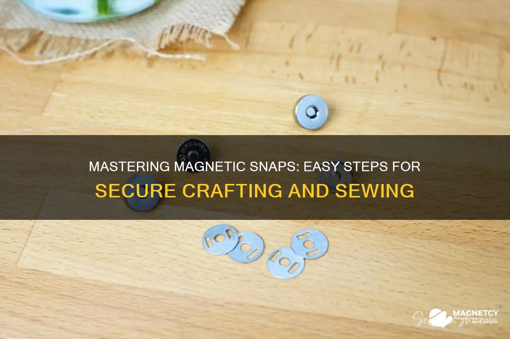 how to use magnetic snaps