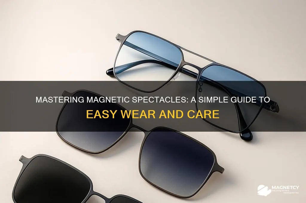 how to use magnetic spectacles