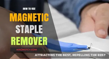 Effortless Staple Removal: Mastering the Magnetic Staple Remover Technique