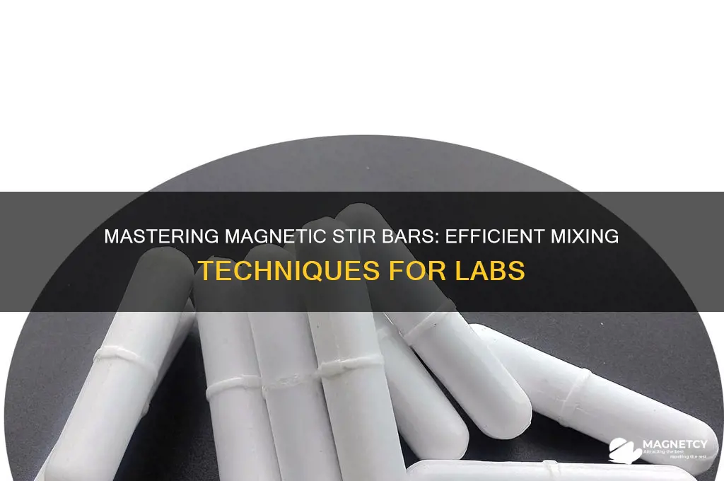 how to use magnetic stir bar