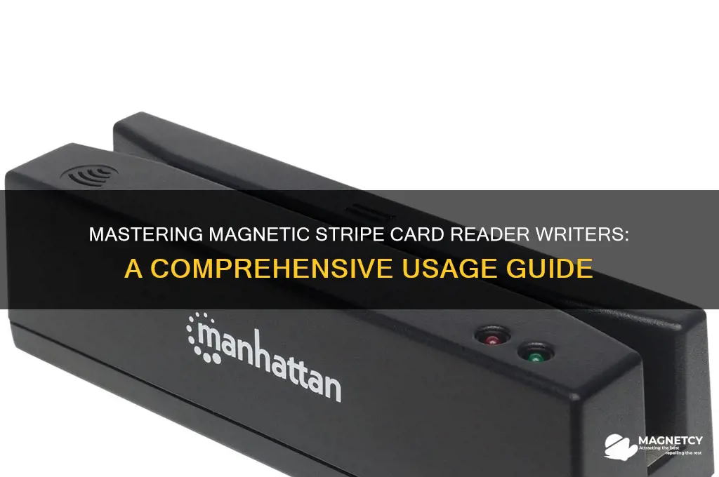 how to use magnetic stripe card reader writer