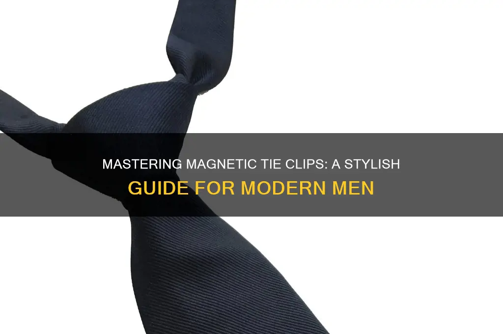 how to use magnetic tie clip