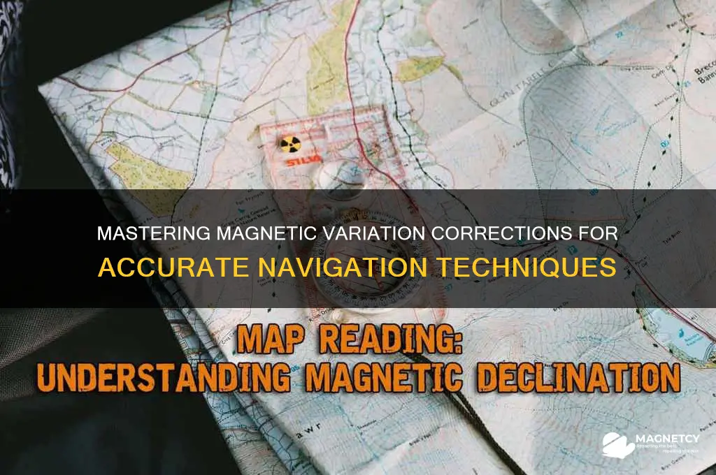 how to use magnetic variation corrections
