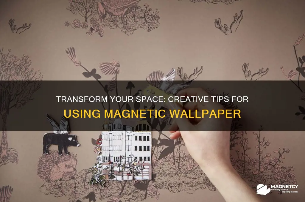 how to use magnetic wallpaper