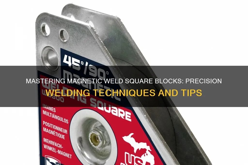 how to use magnetic weld square block