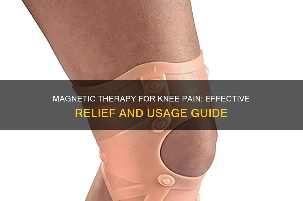 how to use magnets for knee pain