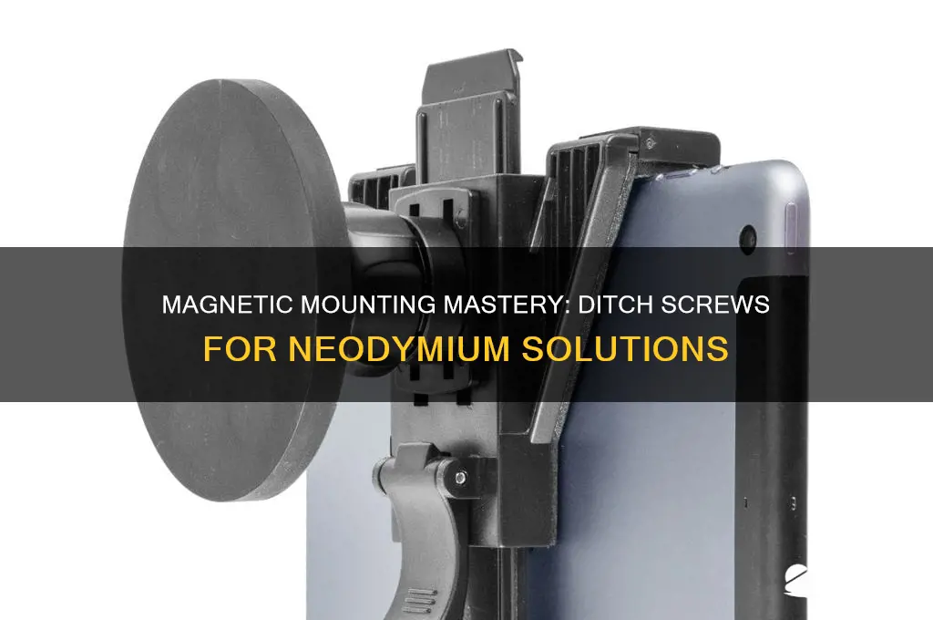 how to use magnets instead of screws