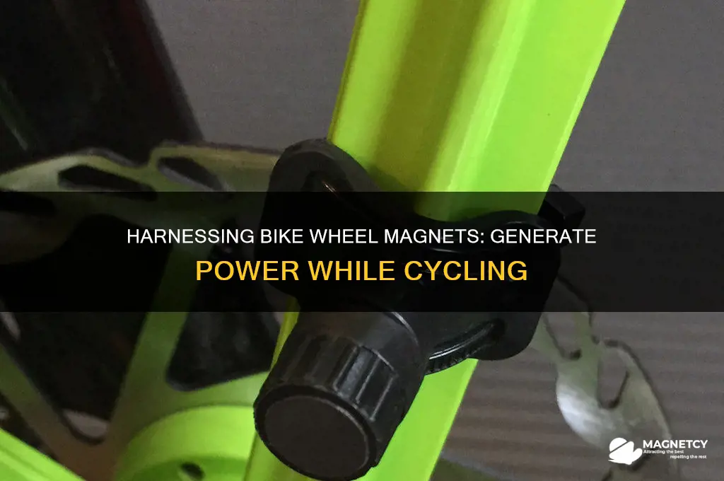 how to use magnets on bike wheels to make power