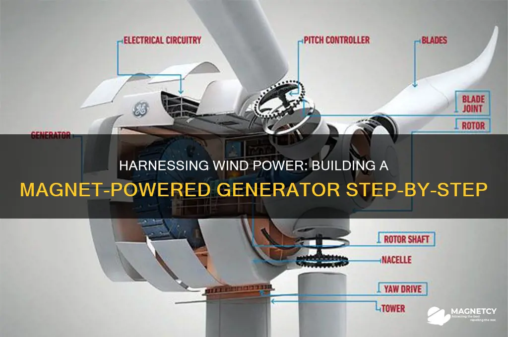 how to use magnets to build a wind generator