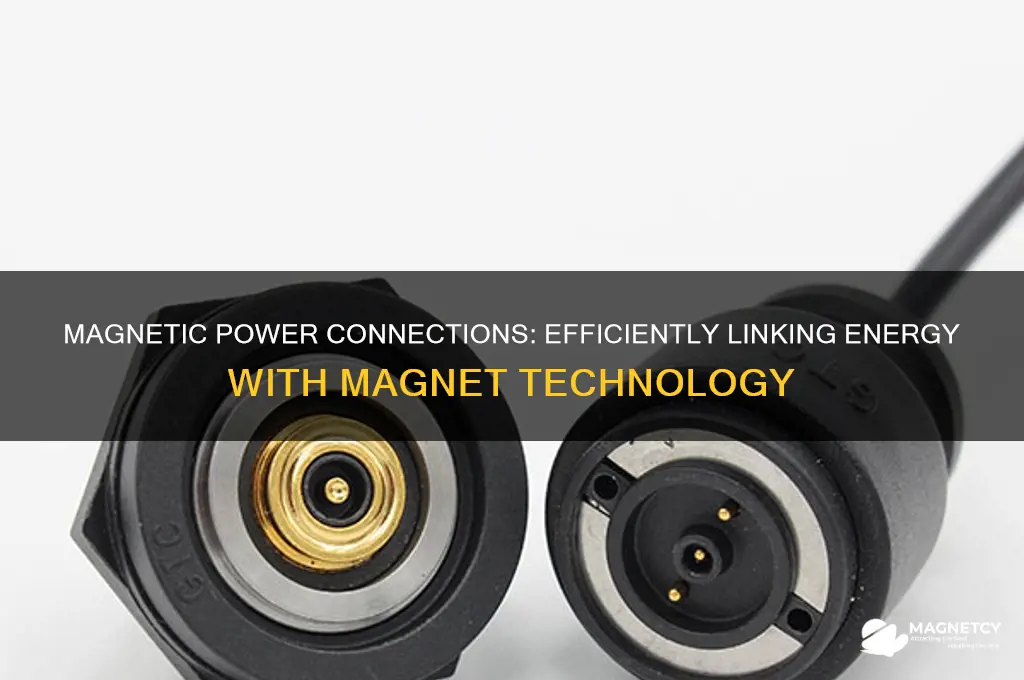 how to use magnets to connect power