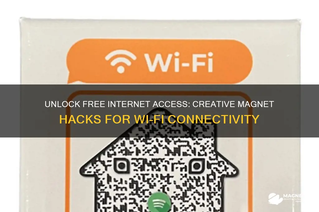 how to use magnets to get free internet