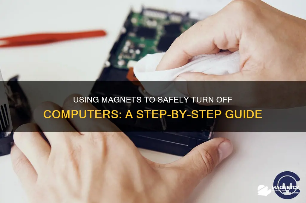 how to use magnets to turn off computers