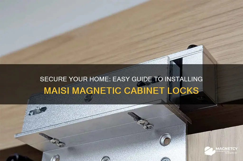 how to use maisi magnetic cabinet locks