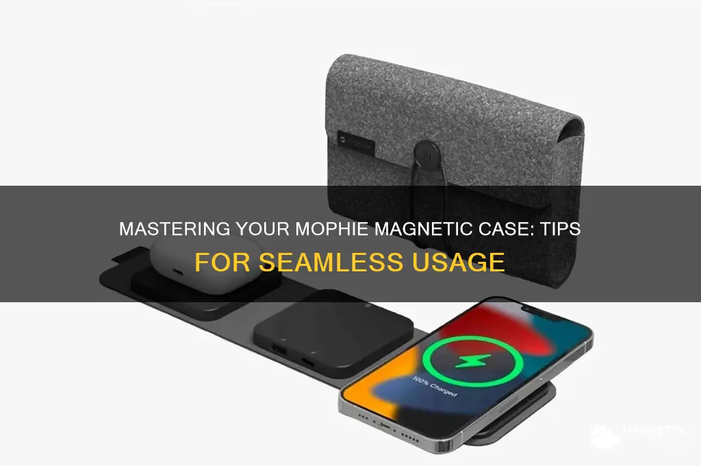 how to use mophie magnetic case