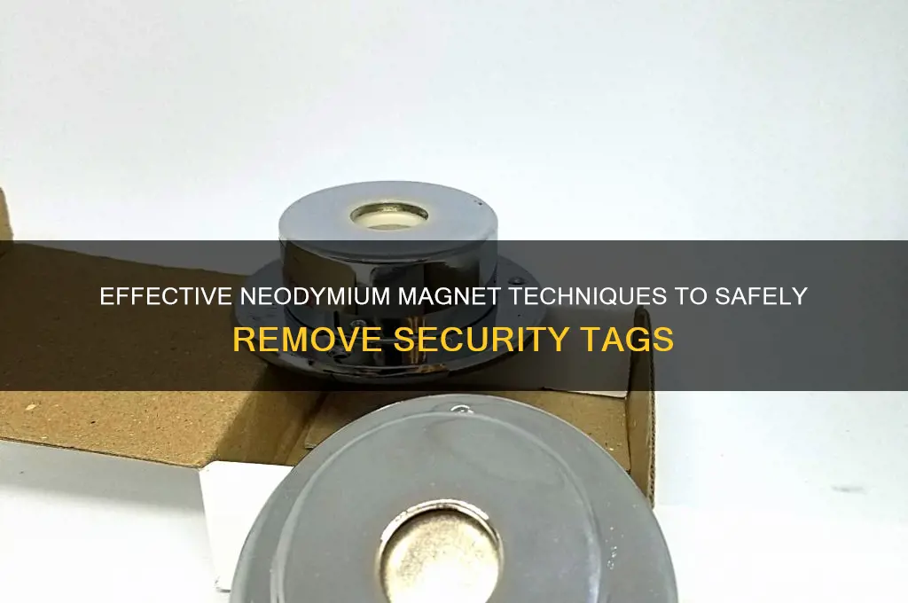 how to use neodymium magnets to remove security tag