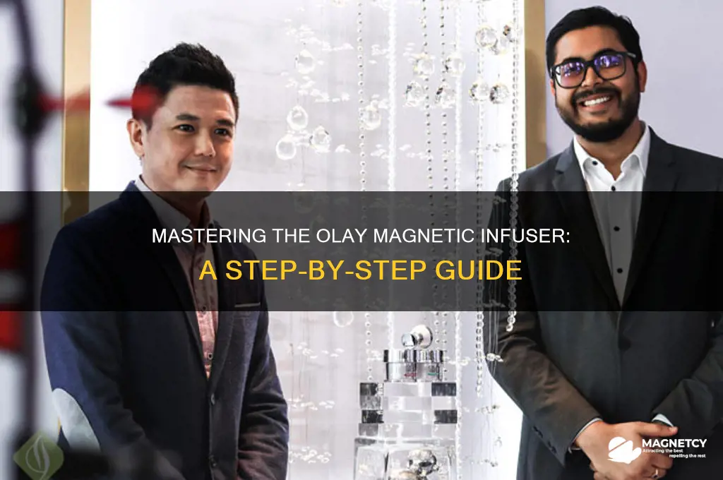 how to use olay magnetic infuser