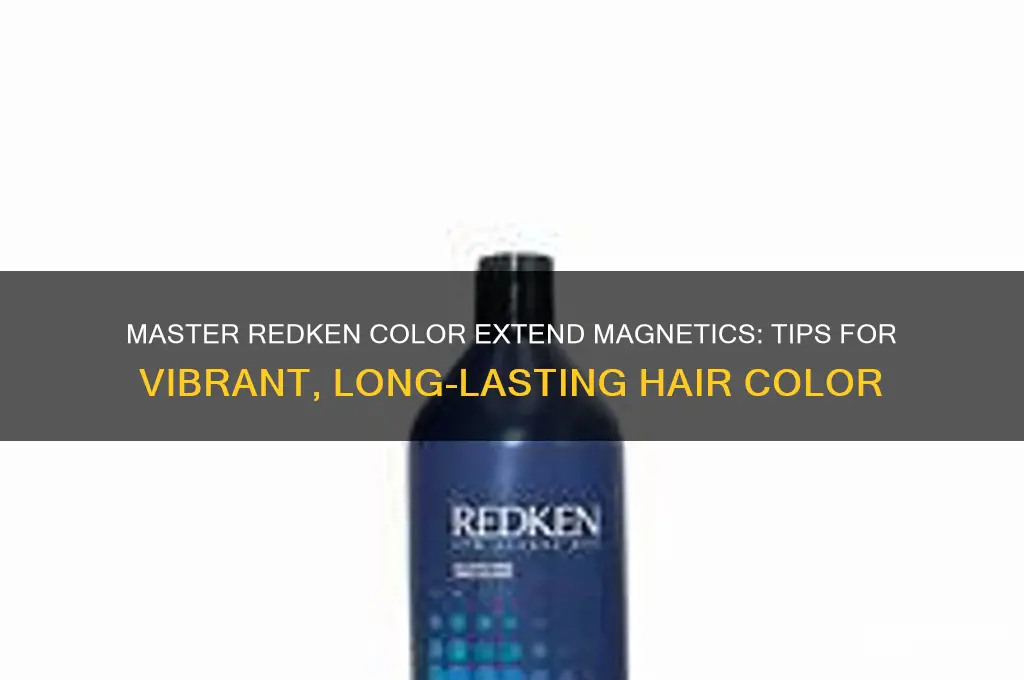 how to use redken color extend magnetics