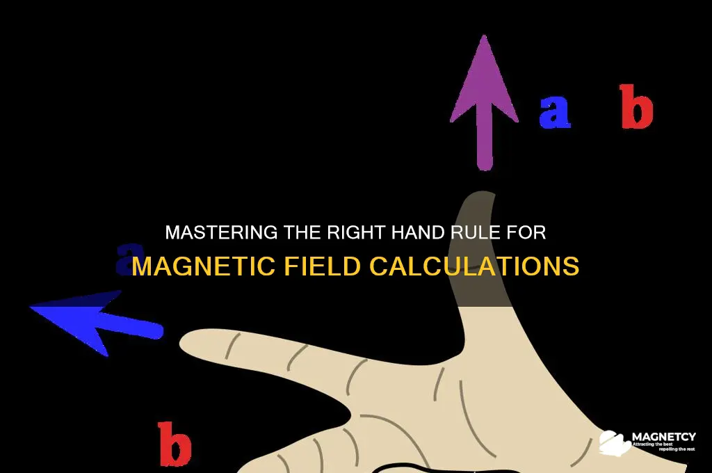 how to use right hand rule for magnetic field