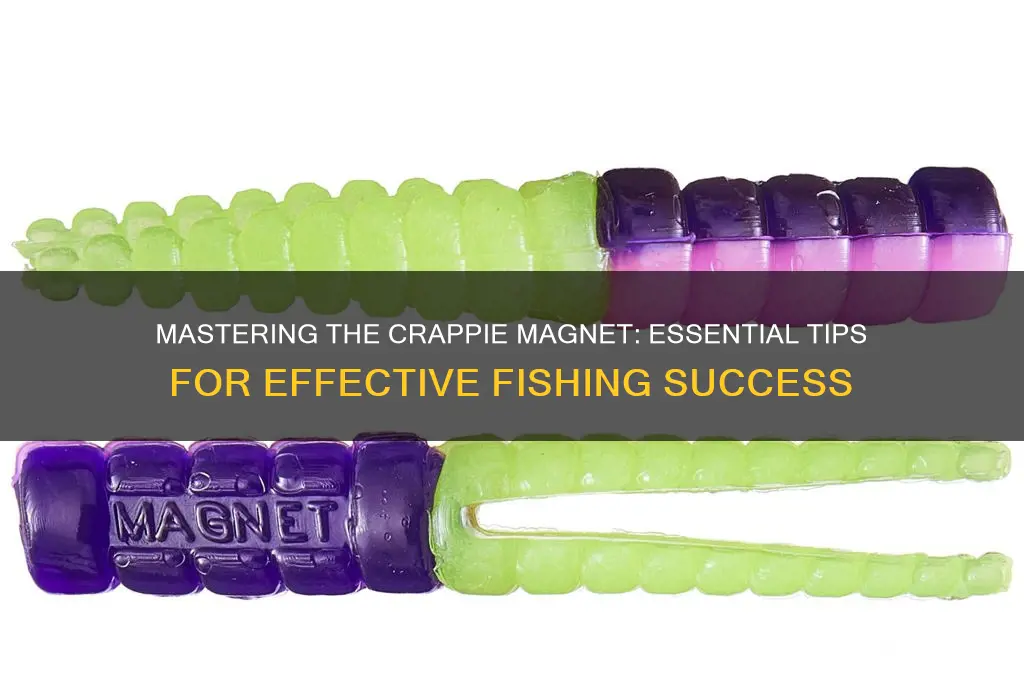 how to use the crappie magnet
