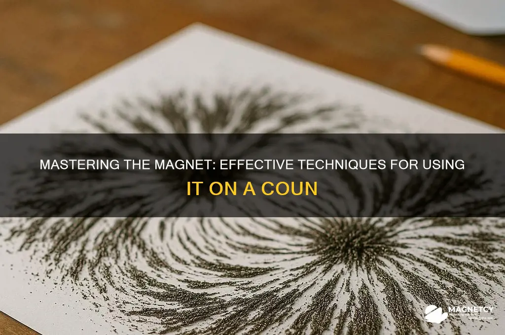 how to use the magnet on a coun