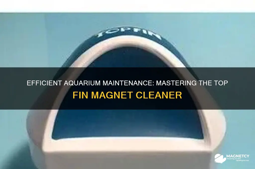 how to use top fin magnet cleaner