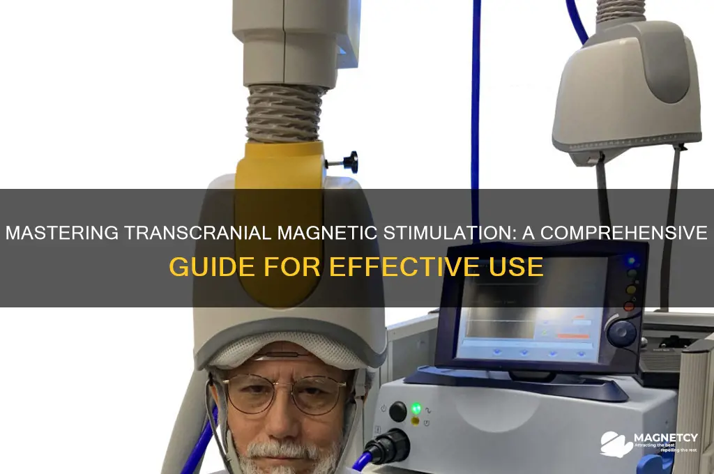 how to use transcranial magnetic stimulation