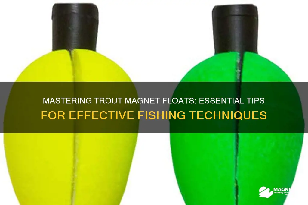 how to use trout magnet float