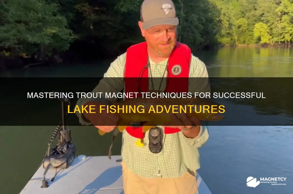how to use trout magnet on lake