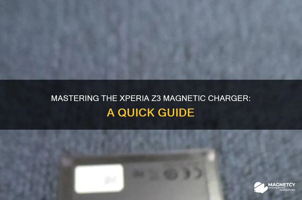 how to use xperia z3 magnetic charger